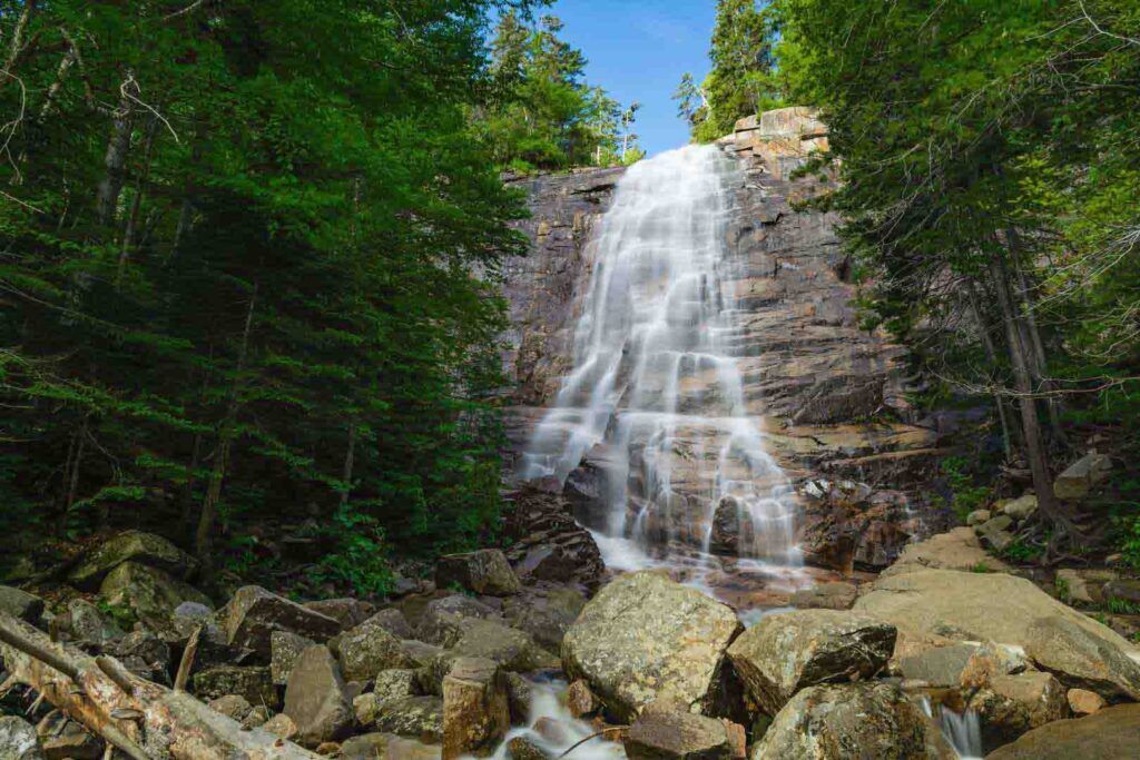 Arethusa Falls white mountain hikes